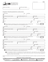 Form F103 Application for Membership for Nycers-Eligible Employees - New York City, Page 2
