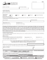 Form F103 Application for Membership for Nycers-Eligible Employees - New York City, Page 3