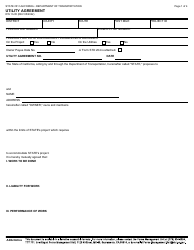 Document preview: Form RW13-05 Utility Agreement - California