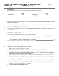 Form RW16-14 Request for Proposal Department of Transportation Disposal of Properties - California, Page 2