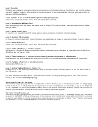 Form I-435 Active Trade or Business Income for Electing Partnerships and S Corporations - South Carolina, Page 3