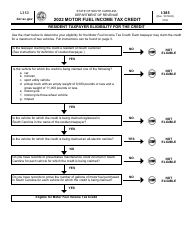 Document preview: Form I-385 Motor Fuel Income Tax Credit - South Carolina, 2022