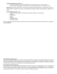 Form I-385 Motor Fuel Income Tax Credit - South Carolina, Page 5