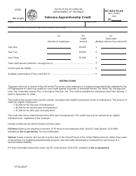 Document preview: Form SC SCH.TC-65 Veterans Apprenticeship Credit - South Carolina