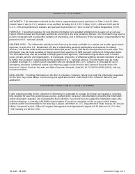 Form DS-2029 Application for Consular Report of Birth Abroad of a Citizen of the United States of America, Page 3