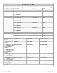 Form DS-2029 Application for Consular Report of Birth Abroad of a Citizen of the United States of America, Page 7