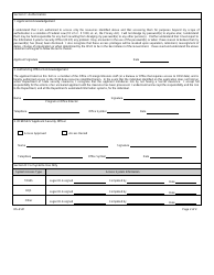 Form DS-4141 Application for Tomis Account - Ofm Information Systems, Page 2