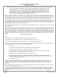 Form DS-1950 Application for Employment