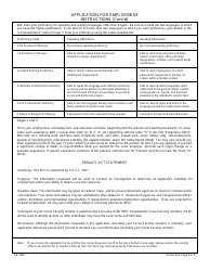 Form DS-1950 Application for Employment, Page 2