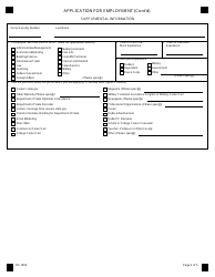 Form DS-1950 Application for Employment, Page 6