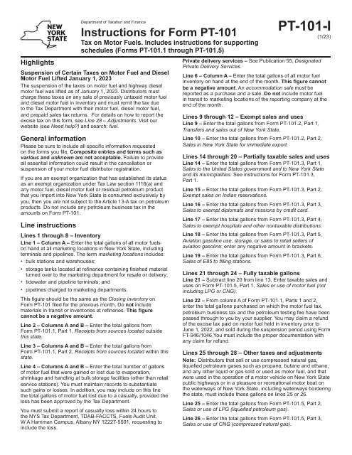 Form PT-101  Printable Pdf