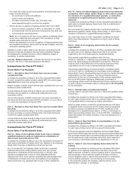 Instructions for Form PT-102 Tax on Diesel Motor Fuel - New York, Page 3