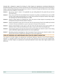 Instructions for Form CIT-120 West Virginia Corporation Net Income Tax Return - West Virginia, Page 18