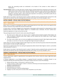 Instructions for Form CIT-120 West Virginia Corporation Net Income Tax Return - West Virginia, Page 20