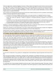 Instructions for Form CIT-120 West Virginia Corporation Net Income Tax Return - West Virginia, Page 21