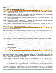 Instructions for Form CIT-120 West Virginia Corporation Net Income Tax Return - West Virginia, Page 22