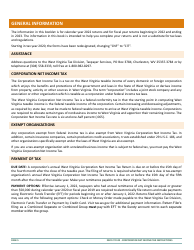 Instructions for Form CIT-120 West Virginia Corporation Net Income Tax Return - West Virginia, Page 5