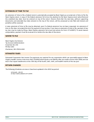 Instructions for Form CIT-120 West Virginia Corporation Net Income Tax Return - West Virginia, Page 6