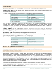 Instructions for Form CIT-120 West Virginia Corporation Net Income Tax Return - West Virginia, Page 7