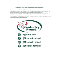 Promotional Grant Application - Kentucky, Page 7