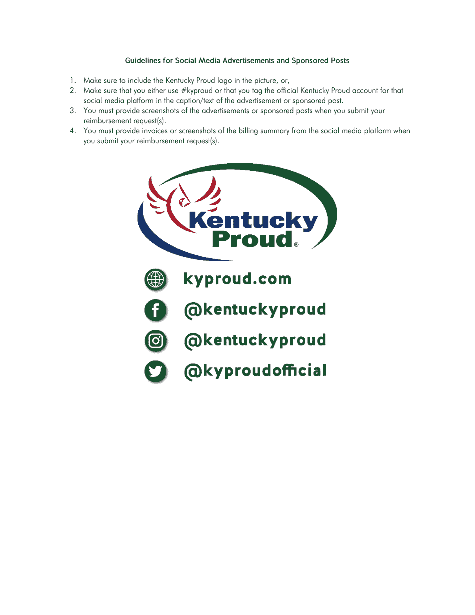 Promotional Grant Application - Kentucky, Page 7