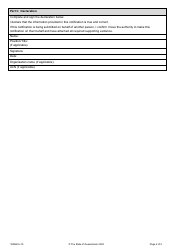Form WAN23 Notification of Contact Details - Queensland, Australia, Page 2