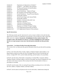 Instructions for Mainecare Cost Report for Nursing Facilities (Single Level) - Maine, Page 2