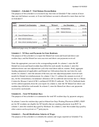 Instructions for Mainecare Cost Report for Nursing Facilities (Single Level) - Maine, Page 6