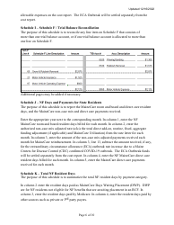 Instructions for Mainecare Cost Report for Nursing Care Facilities - Multi-Level With Brain Injury Unit - Maine, Page 6