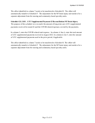 Instructions for Mainecare Cost Report for Nursing Care Facilities - Multi-Level With a Cbs Unit and a BI Unit - Maine, Page 12