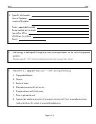 Form MR-27 Request for Endangered Species Consultation - West Virginia, Page 2