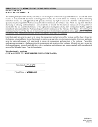 Form 131 Application for Liquor License - Nonbeverage - Nebraska, Page 6