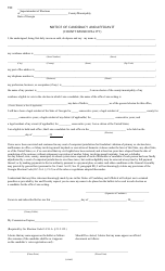 Form NC-C&amp;M-20 Notice of Candidacy and Affidavit (County/Municipality) - Nonpartisan - Georgia (United States)