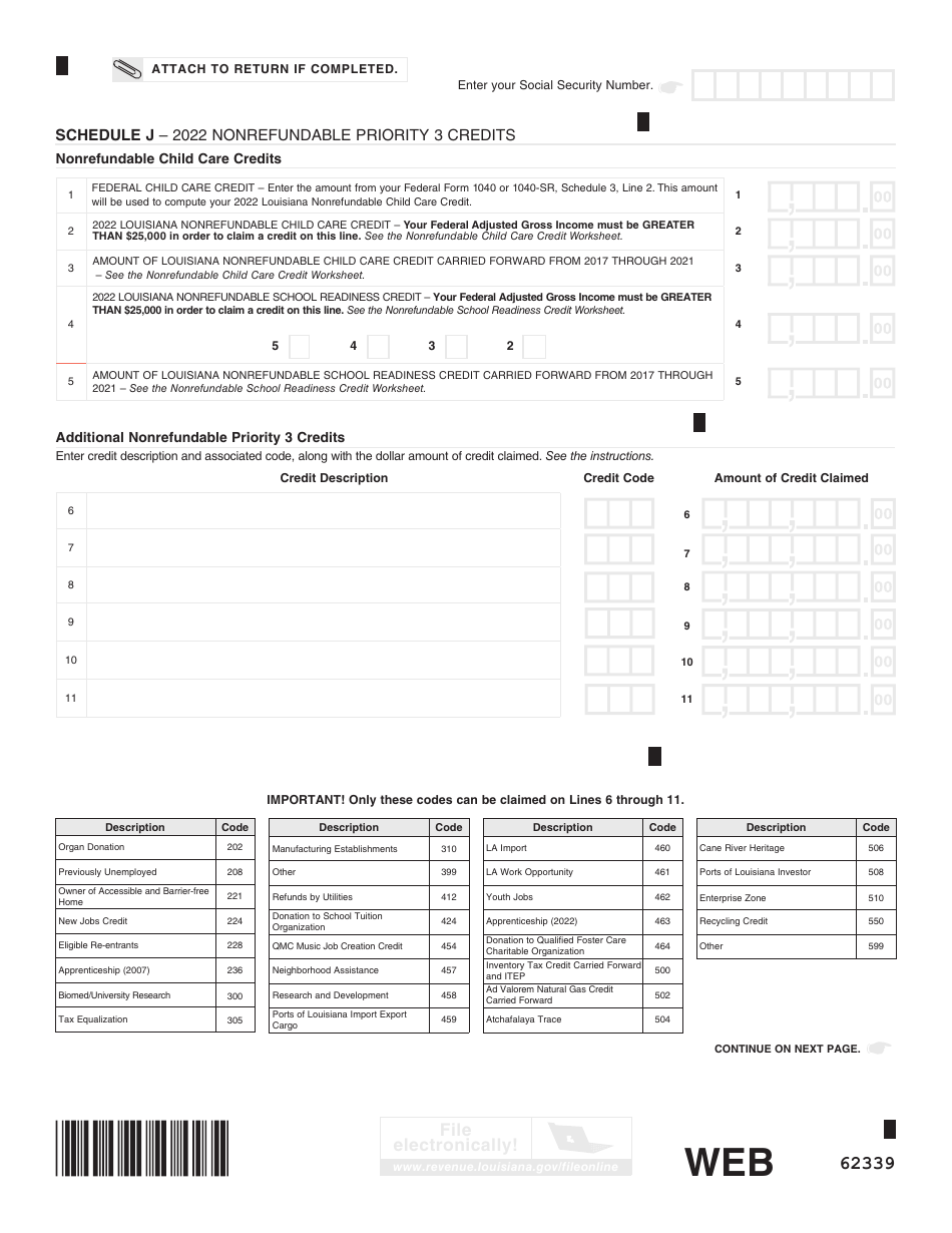 Form IT-540 Louisiana Resident Income Tax Return - Louisiana, Page 12