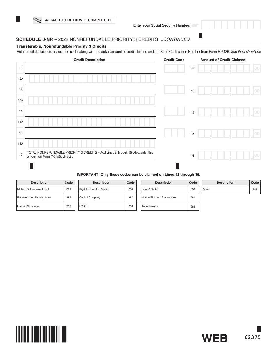 Form IT-540B Louisiana Nonresident Income Tax Return - Louisiana, Page 12