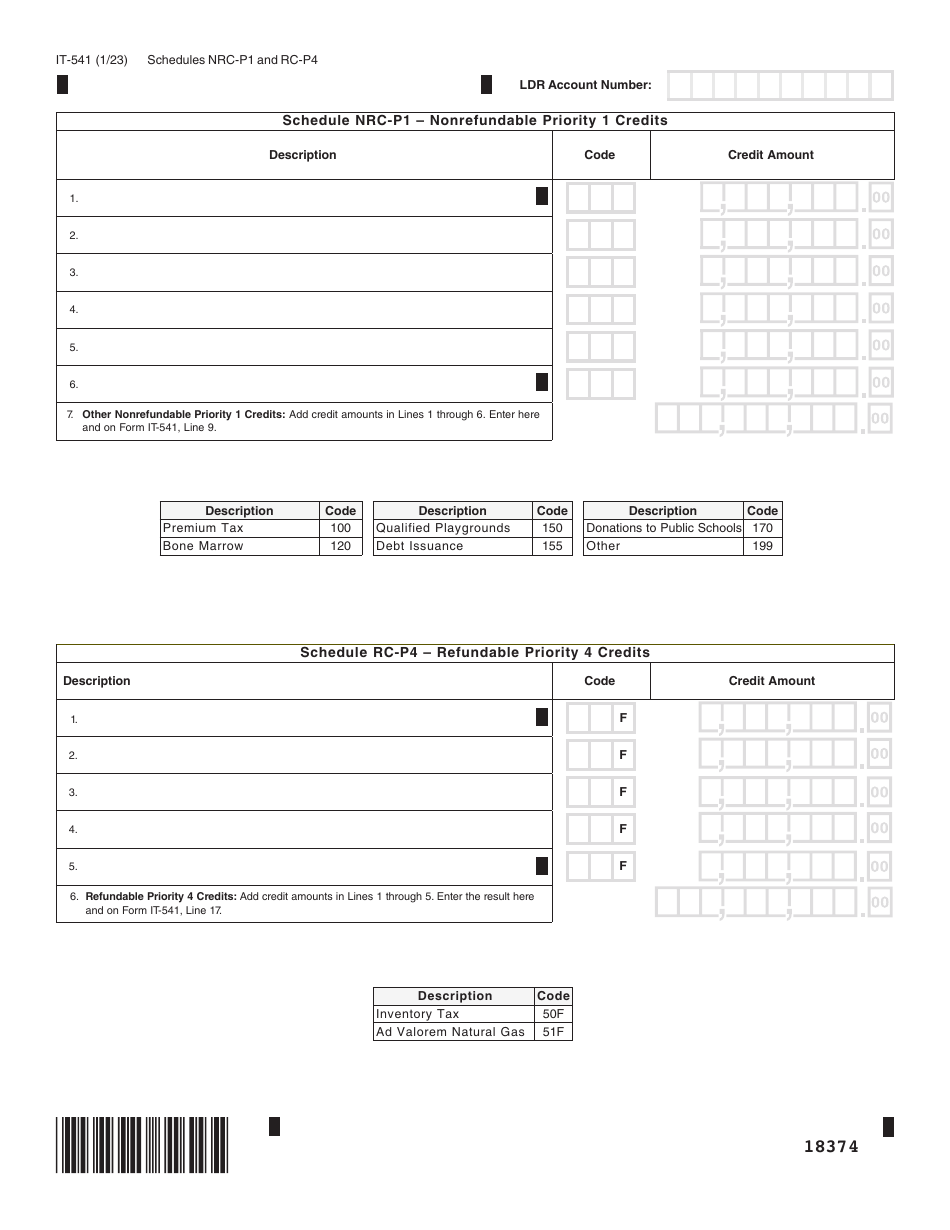 Form IT-541 Fiduciary Income Tax Return - Louisiana, Page 4