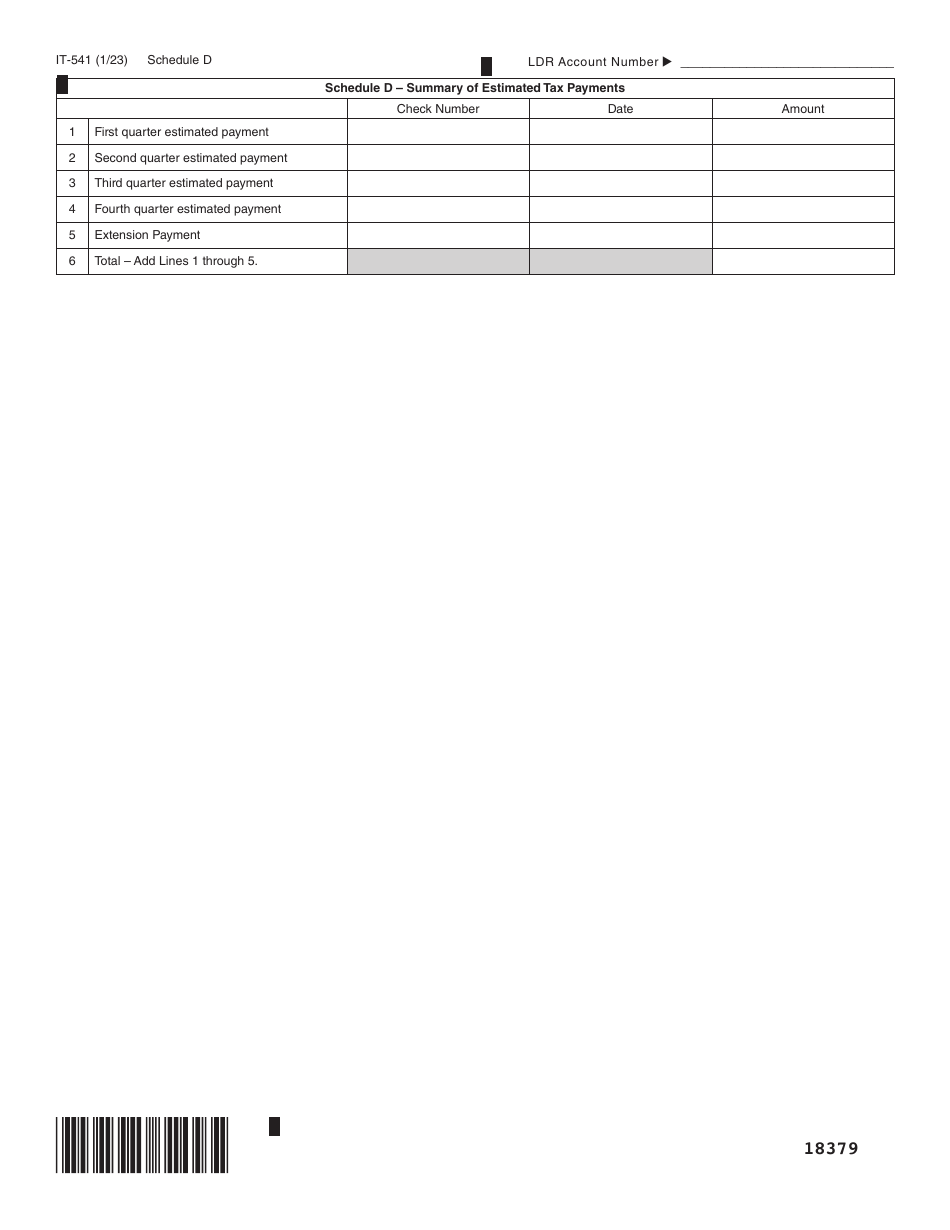 Form IT-541 Fiduciary Income Tax Return - Louisiana, Page 9