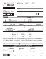 Form R-9005 (T-1S) Timber-Parish Summary Return - Louisiana