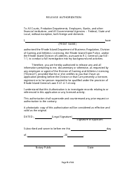License Application for Non-facility/Vendor Employees - Rhode Island, Page 9
