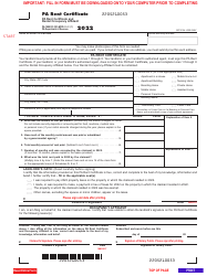 Document preview: Form PA-1000 RC Pa Rent Certificate and Rental Occupancy Affidavit - Pennsylvania, 2022