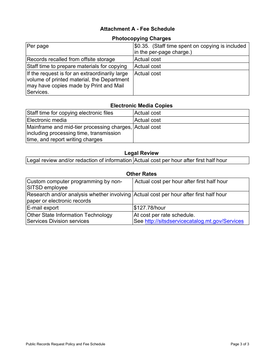 Public Record Request - Montana, Page 4