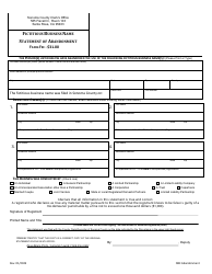 Document preview: Fictitious Business Name Statement of Abandonment - Sonoma County, California