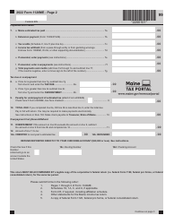 Form 1120ME Maine Corporate Income Tax Return - Maine, Page 2