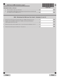 Form 1120ME Schedule C Tax Credits for Corporations - Maine, Page 2