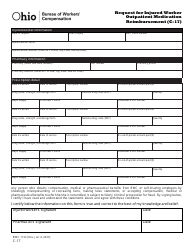 Form C-17 (BWC-1122) Request for Injured Worker Outpatient Medication Reimbursement - Ohio, Page 2