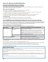 Minnesota Income Tax Withholding Instruction Booklet - Minnesota, Page 6