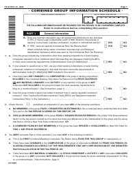 Form NYC-1A Combined Tax Return for Banking Corporations - New York City, Page 7