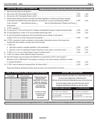 Form NYC-204EZ Unincorporated Business Tax Return for Partnerships (Including Limited Liability Companies) - New York City, Page 2