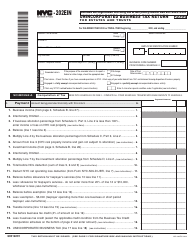 Document preview: Form NYC-202EIN Unincorporated Business Tax Return for Estates and Trusts - New York City, 2022