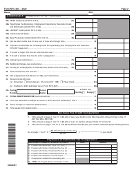 Form NYC-204 Unincorporated Business Tax Return for Partnerships (Including Limited Liability Companies) - New York City, Page 2